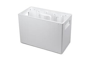 Caisse à bouteilles d'eau (extra robuste) blanche pour 10 bouteilles d'eau