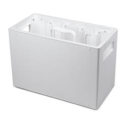 Caisse à bouteilles d'eau (extra robuste) blanche pour 10 bouteilles d'eau