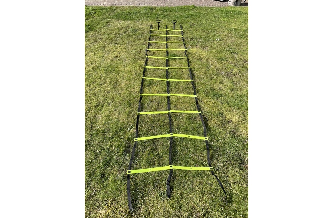 Dubbele loopladder van 4 meter lengte