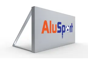 Wall 1500x750 2 standen Aluminium Voetbalwand