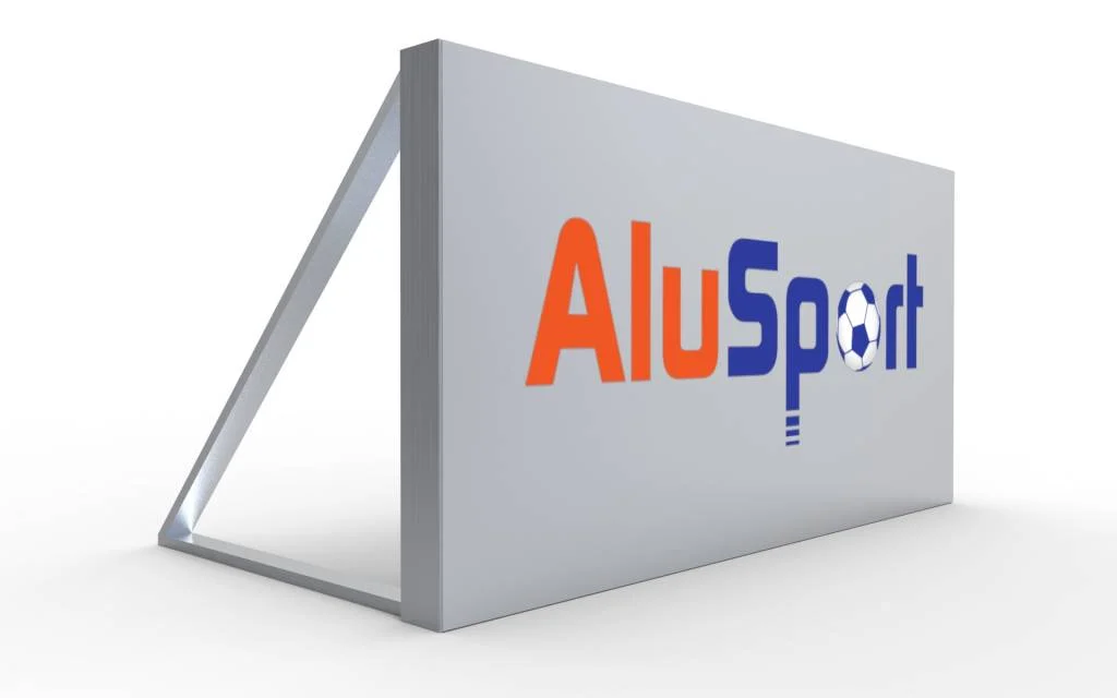 Wall 1500x750 2 standen Aluminium Voetbalwand