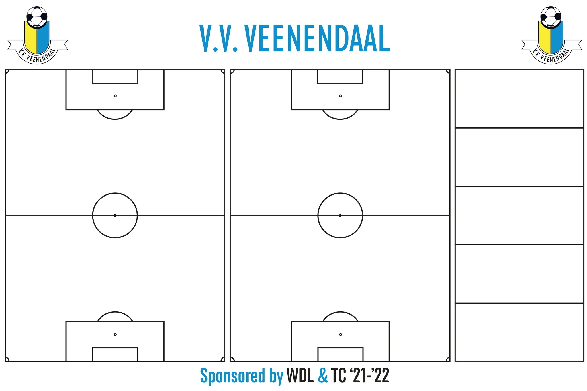 Taktiekbord eigen ontwerp 180x120