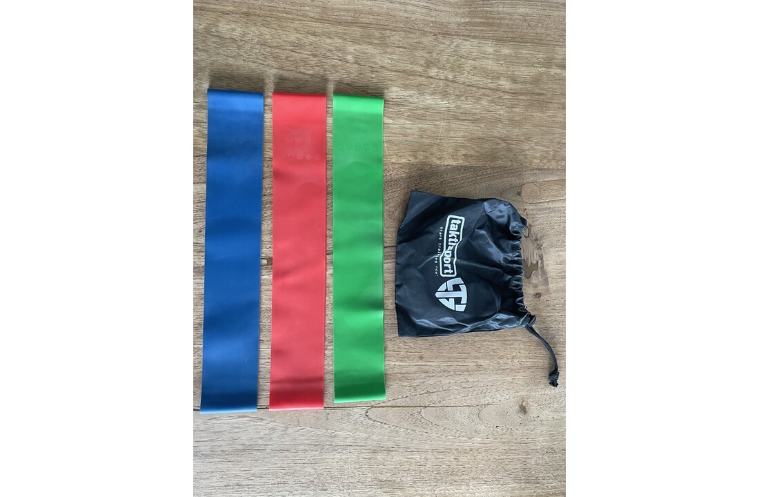 Ensemble de 5 bandes élastiques pour divers exercices de physiothérapie