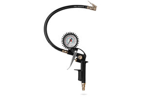 Balvulpistool met drukmeter en 2 ventiel naalden