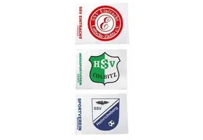 Drapeau de coin ou drapeau de coin imprimé avec logo ou nom du club - Lot de 4 pièces