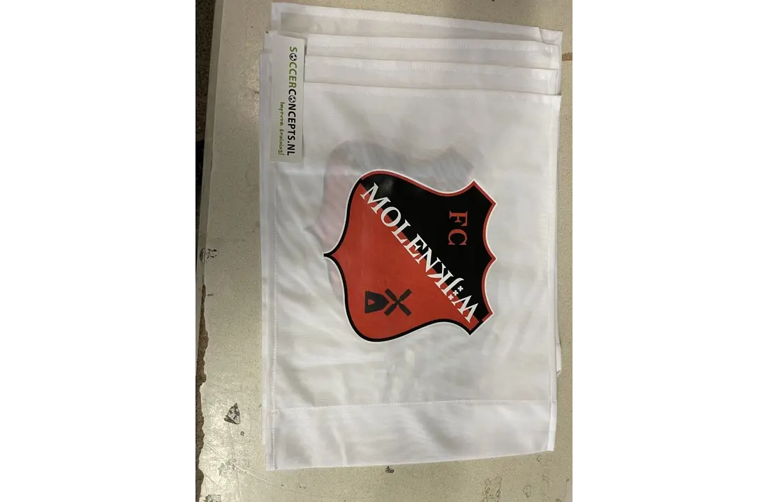 Drapeau d'angle ou un coin drapeau imprimé