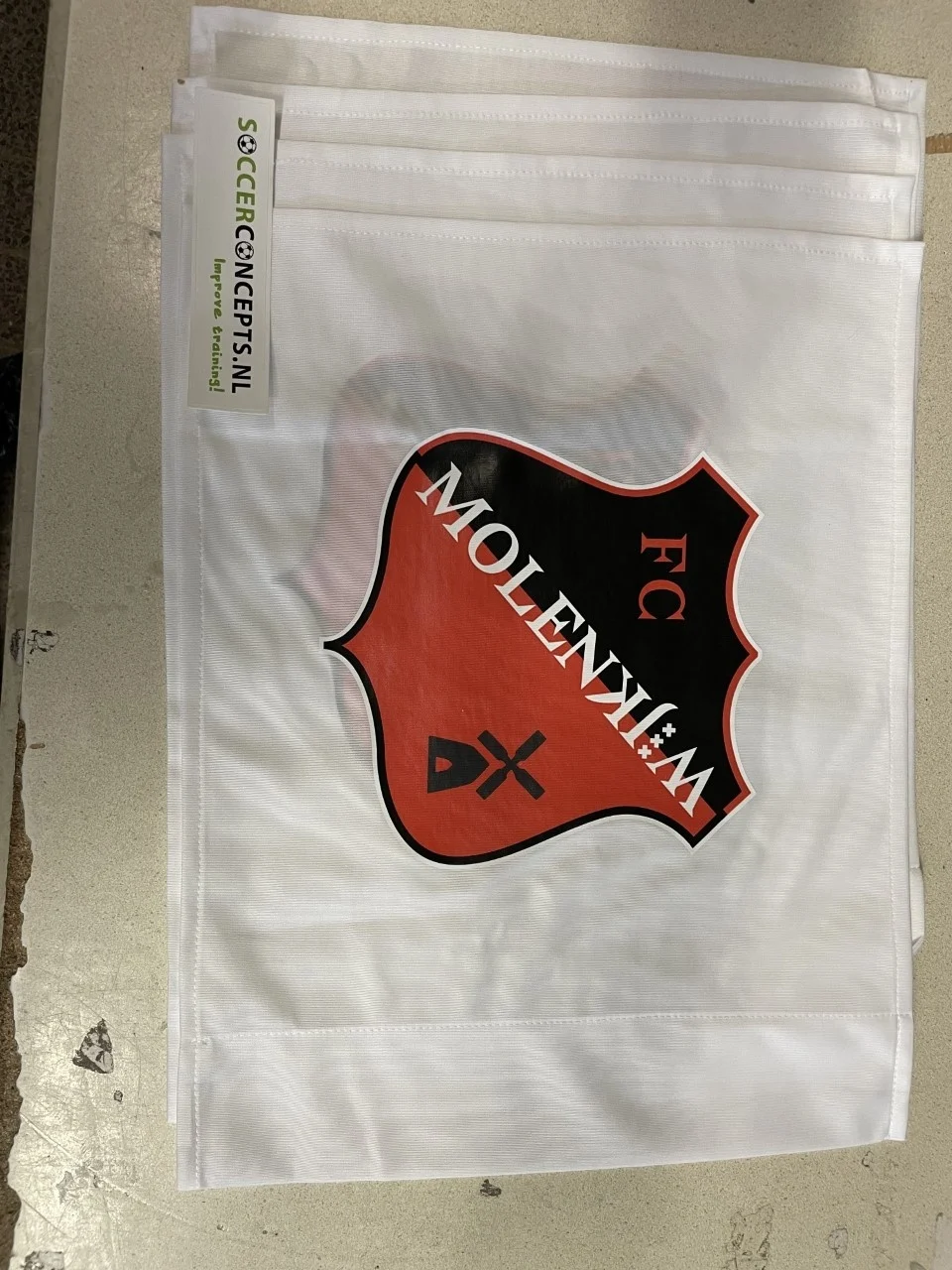 Drapeau d'angle ou un coin drapeau imprimé