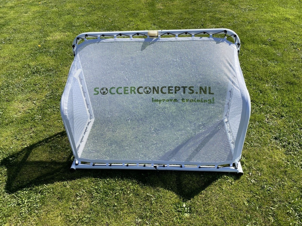 Mini goal 120cm x 80cm met eigen reclame opdruk