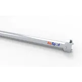 GK718 Grondkader Opklapbaar alu-grondkader voor VP718 diepte 2,00m profiel 65/60 + nethaakjes