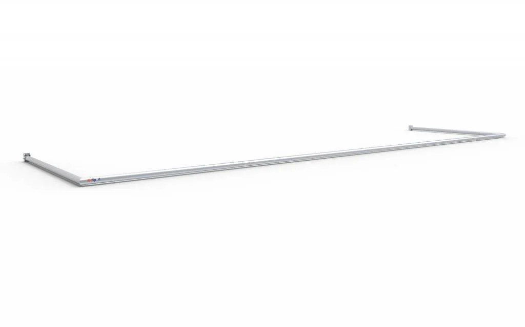 Grondkader Opklapbaar alu-grondkader voor VP718 diepte 2,00m profiel 65/60 + nethaakjes