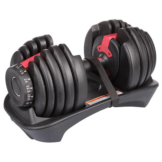 Ensemble d'haltères réglables