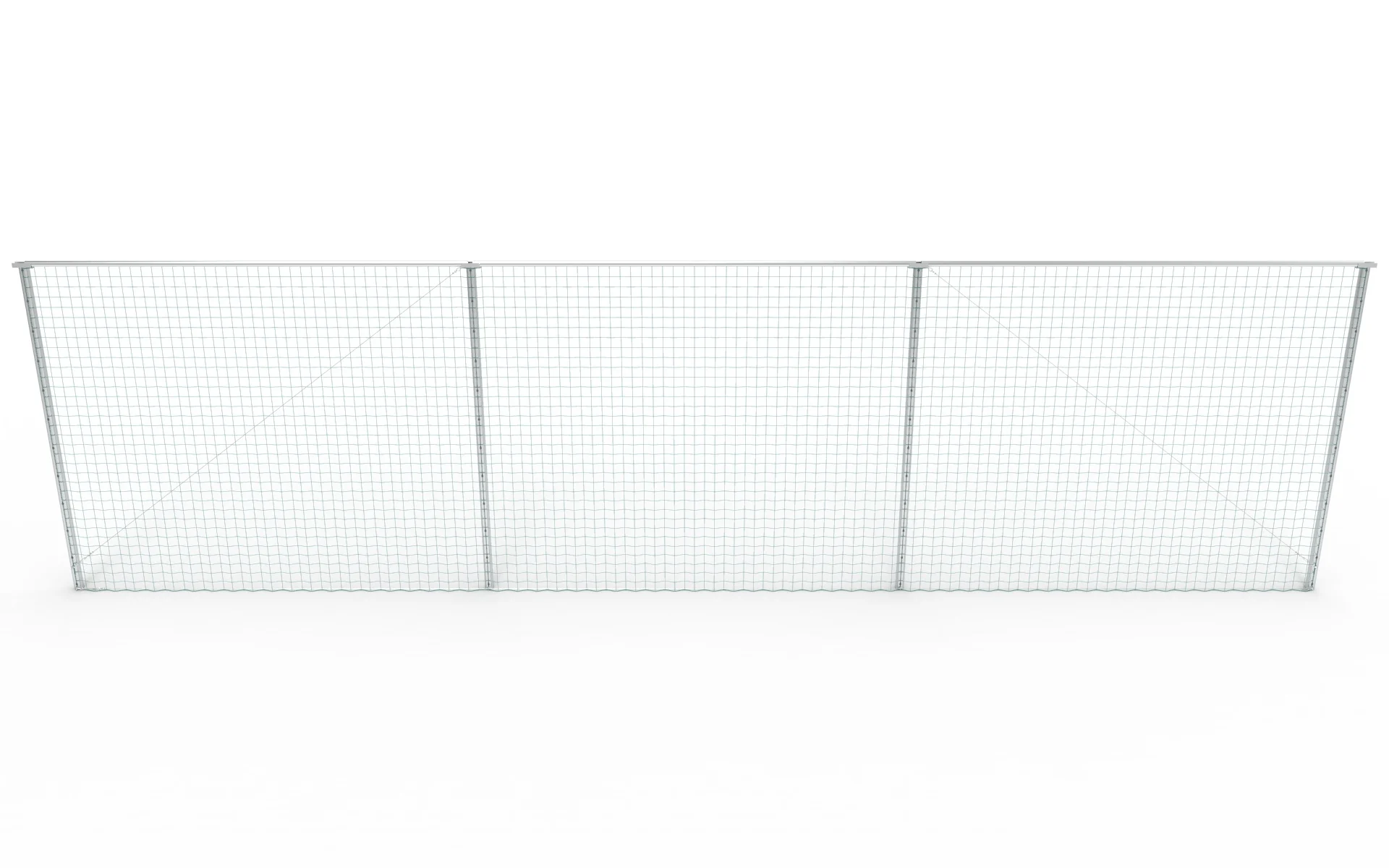 Ballenvanger 30 x 6 meter inclusief net en palen