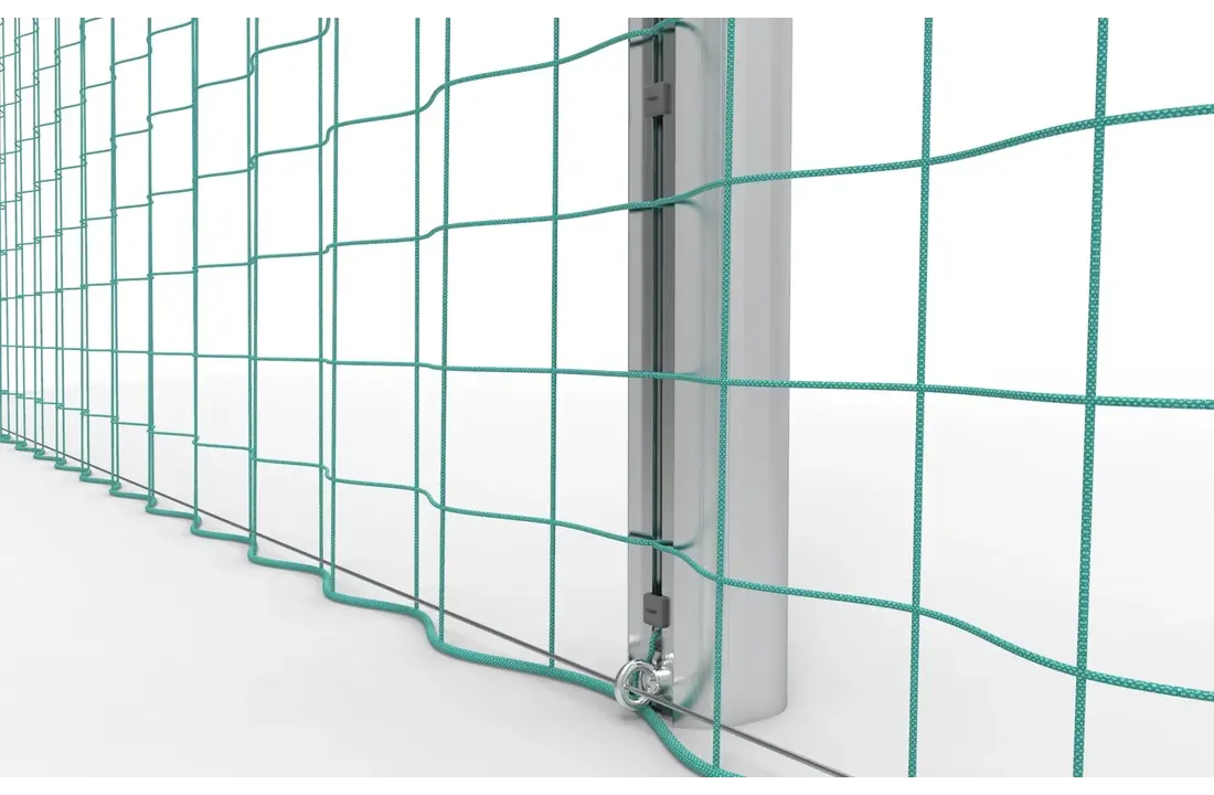 Ballenvanger 30 x 6 meter inclusief net en palen