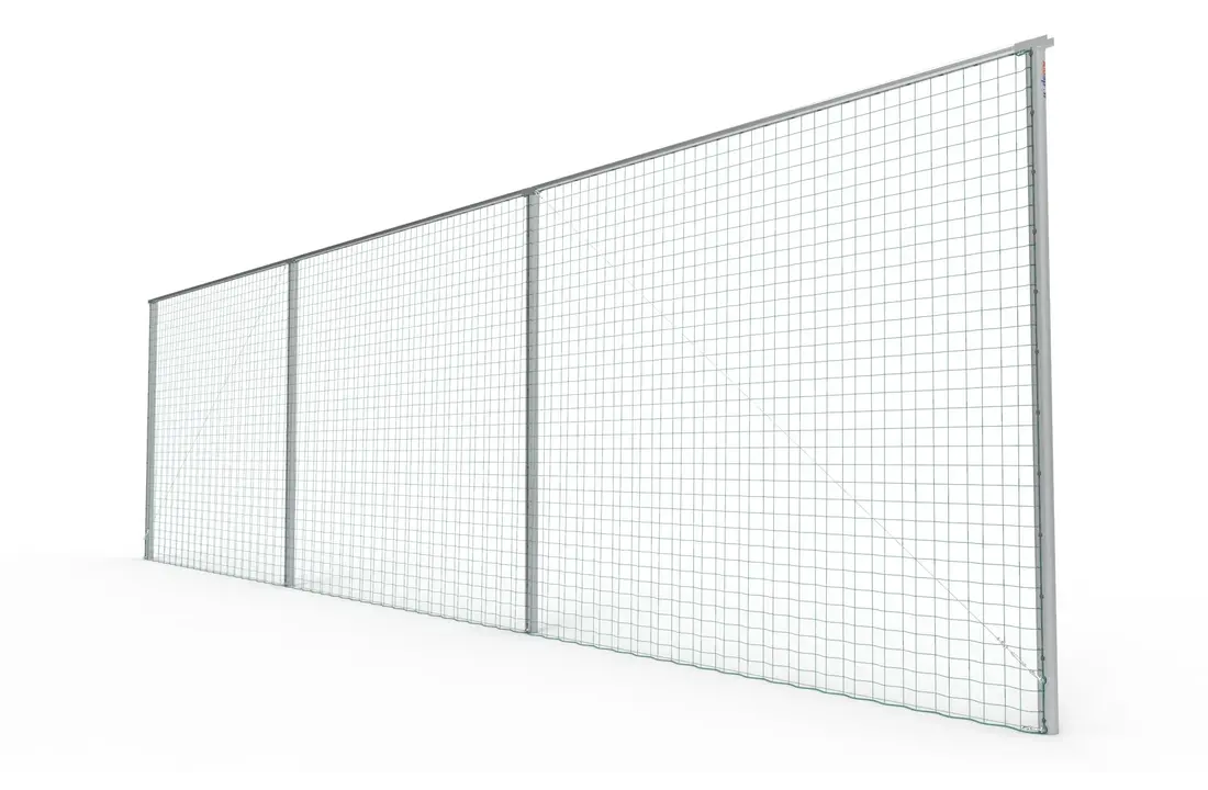 Ballenvanger 30 x 6 meter inclusief net en palen