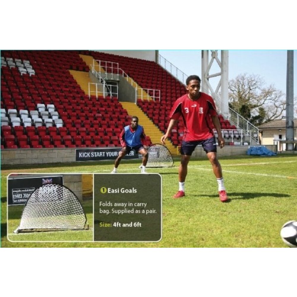 Pop-up goal 183cm x 107cm x 107cm per paar inclusief draagtas ...