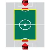 Marquage de terrain de jeu flexible à 150 mètres: marquage de terrain de jeu élastique sur bobine, 150 mètres avec piquets