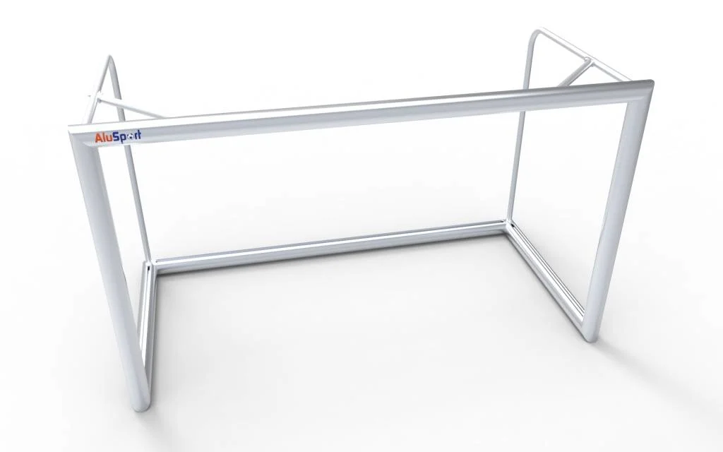 Trainingsdoeltjes volledig gelast met net  D-model 200x120 met 80mm profiel