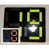 Wisselbord tweezijdig afleesbaar: met Rugnummer ingaand en uitgaand