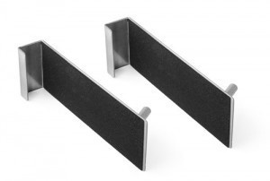 Deurhaak 2x voor Flipchartblok en oprolbare taktiekborden