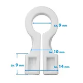 NTH001  Nethaakjes nylon Omega