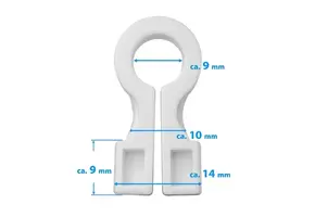 NTH001  Nethaakjes nylon Omega