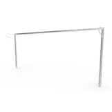 VP718 Vast voetbaldoel gecoat Vast P model 118/118