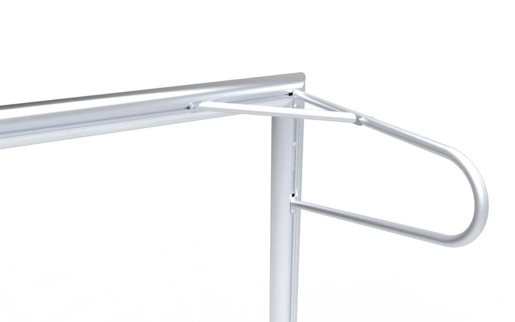 Vast voetbaldoel gecoat Vast P model 732x244