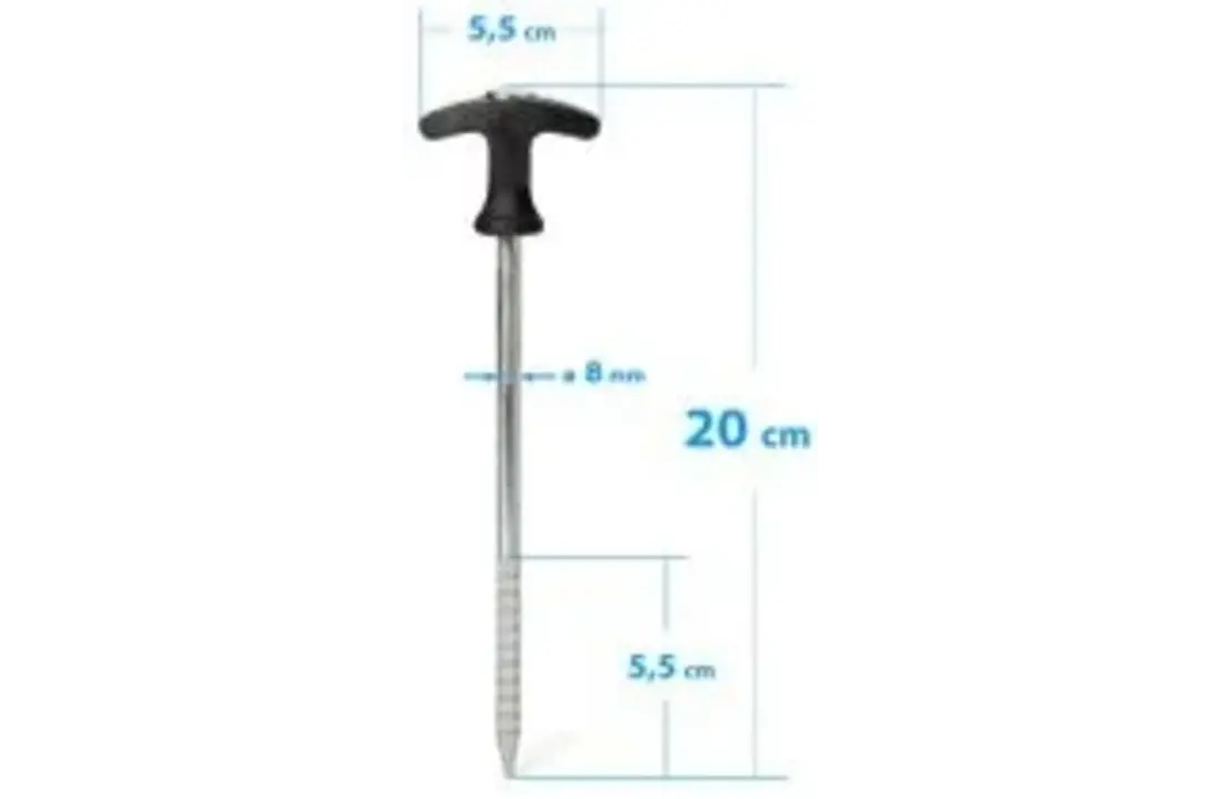 Grondanker Netpin 20cm - Set van 10 stuks