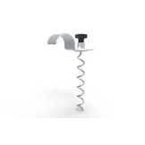 GS060 Grondverankering Spiraal Grondverankering verplaatsbare voetbaldoelen, grondspiraal met kielbout 60/61