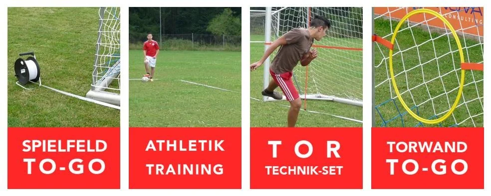 Doelwand-To-Go: Flexibele doelwand schietset