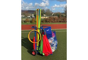 Chariot d'équipement de football
