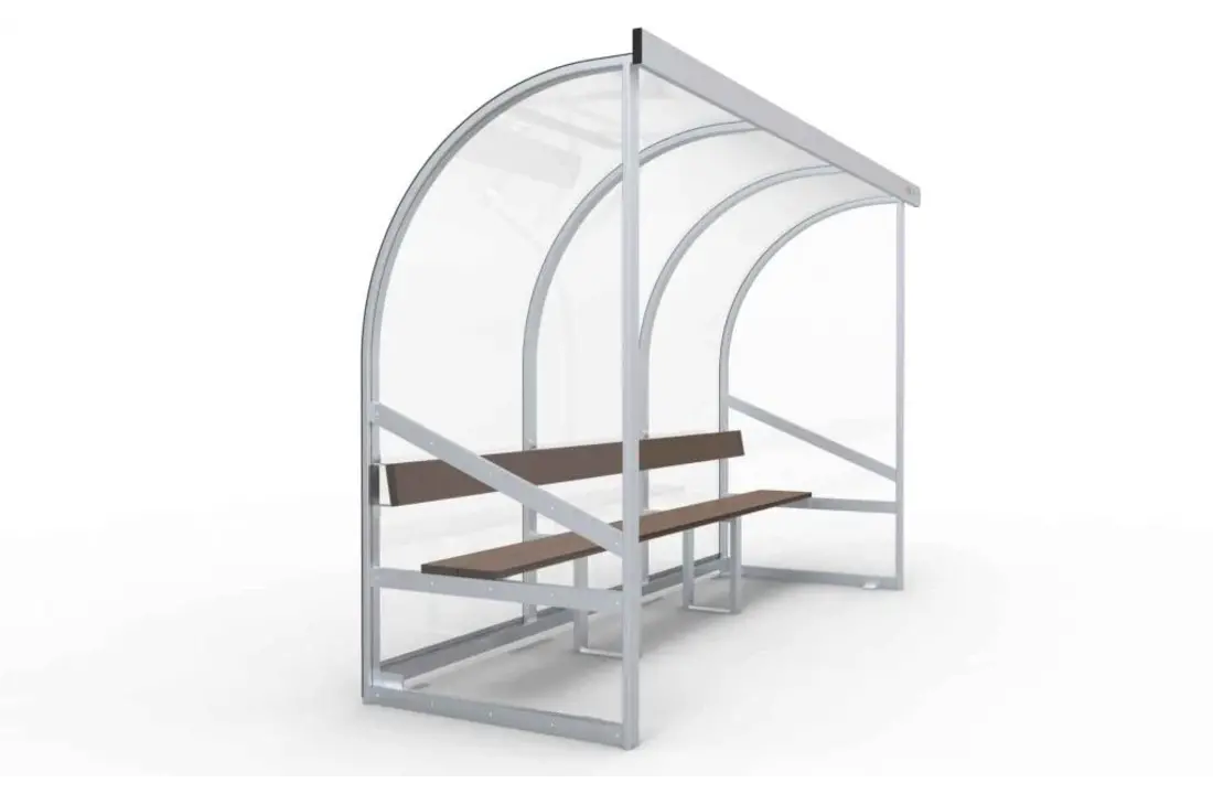 Dugout Volledig gelast - PC 3mm UV en slagvast - 3 x 2 x 1 - Rugsteun - bank of kuipzetel - 4/6 personen