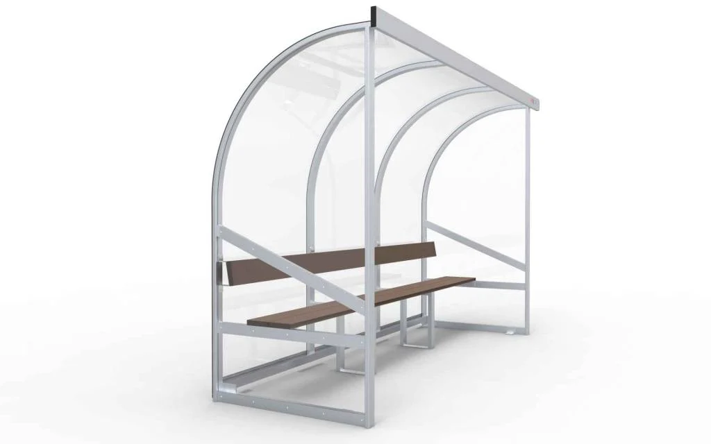 Dugout Volledig gelast - PC 3mm UV en slagvast - 3 x 2 x 1 - Rugsteun - bank of kuipzetel - 4/6 personen