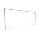 Vast voetbaldoel gecoat Vast P model 732x244