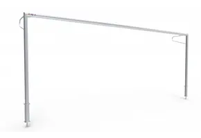 VP710 Vast voetbaldoel gecoat Vast P model 732x244