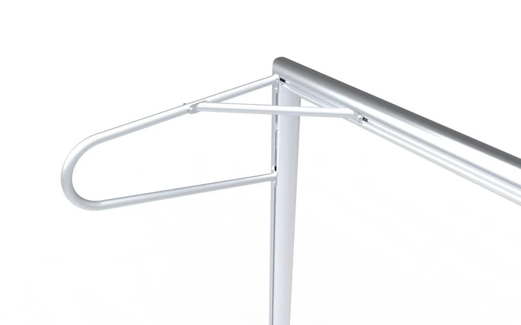 VP710 Vast voetbaldoel gecoat Vast P model 100/108