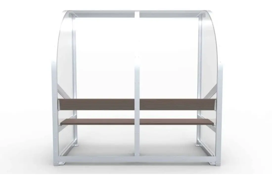 Pirogue Entièrement soudée - PC 3mm résistant aux UV et aux chocs - 1 x 2 x 1 - Dossier - Un banc - 4 personnes