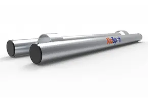 GB001 Grondverankering Gewichtbalk Alu dubbele gewichtsbalk (te vullen met zand)