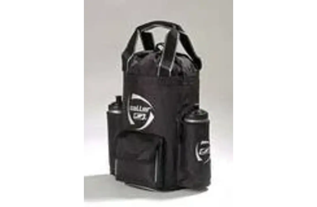 Waterzak de Luxe: extra stevig nylon met gelaste naden. Inclusief 2 drinkbidons