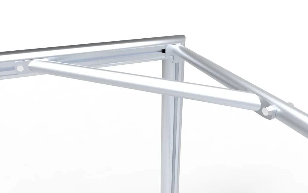 Trainingsdoeltjes 120x80x65 D-model volledig gelast met net