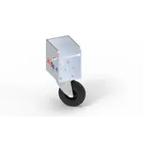 GW100 Onderstel met 2 wielen tbv transport verplaatsbaar seniorvoetbaldoel