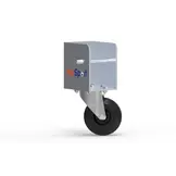 Onderstel met 2 wielen tbv transport verplaatsbaar seniorvoetbaldoel