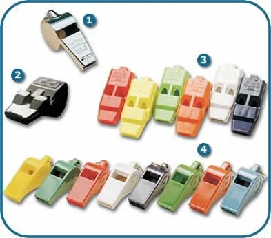 Scheidsrechtersfluiten 12x: Aanbieding voor 4 soorten modellen van het merk ACME