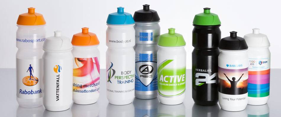 Bedrukte Bidon:  Vanaf 50 stuks rondom bedrukt