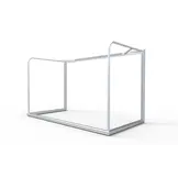 Trainingsdoeltjes volledig gelast met net  D-model 200x120 met profiel 60mm