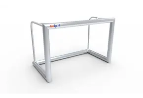 TR1282N Trainingsdoeltjes volledig gelast met net D-model 120x80x85