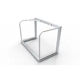 Trainingsdoeltjes volledig gelast met net D-model 120x80x85