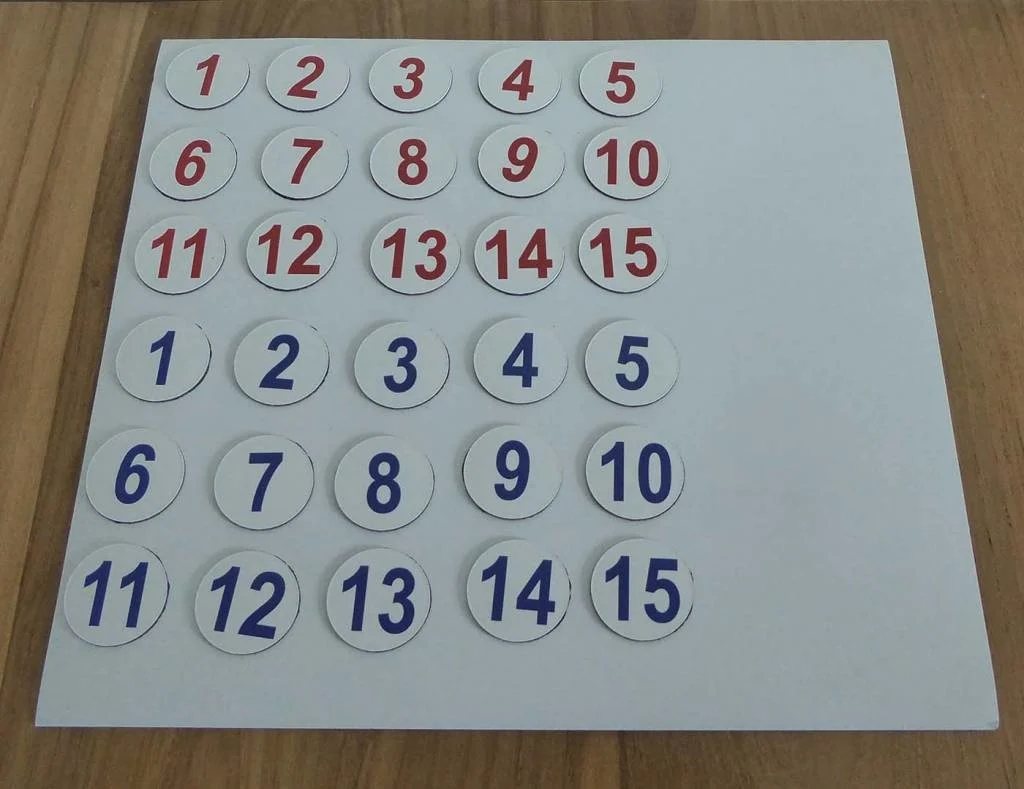 Magneetset 2cm genummerd - Copy