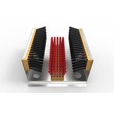 FB020 Schoenborstel frame 2,0 mm + 3x borstel