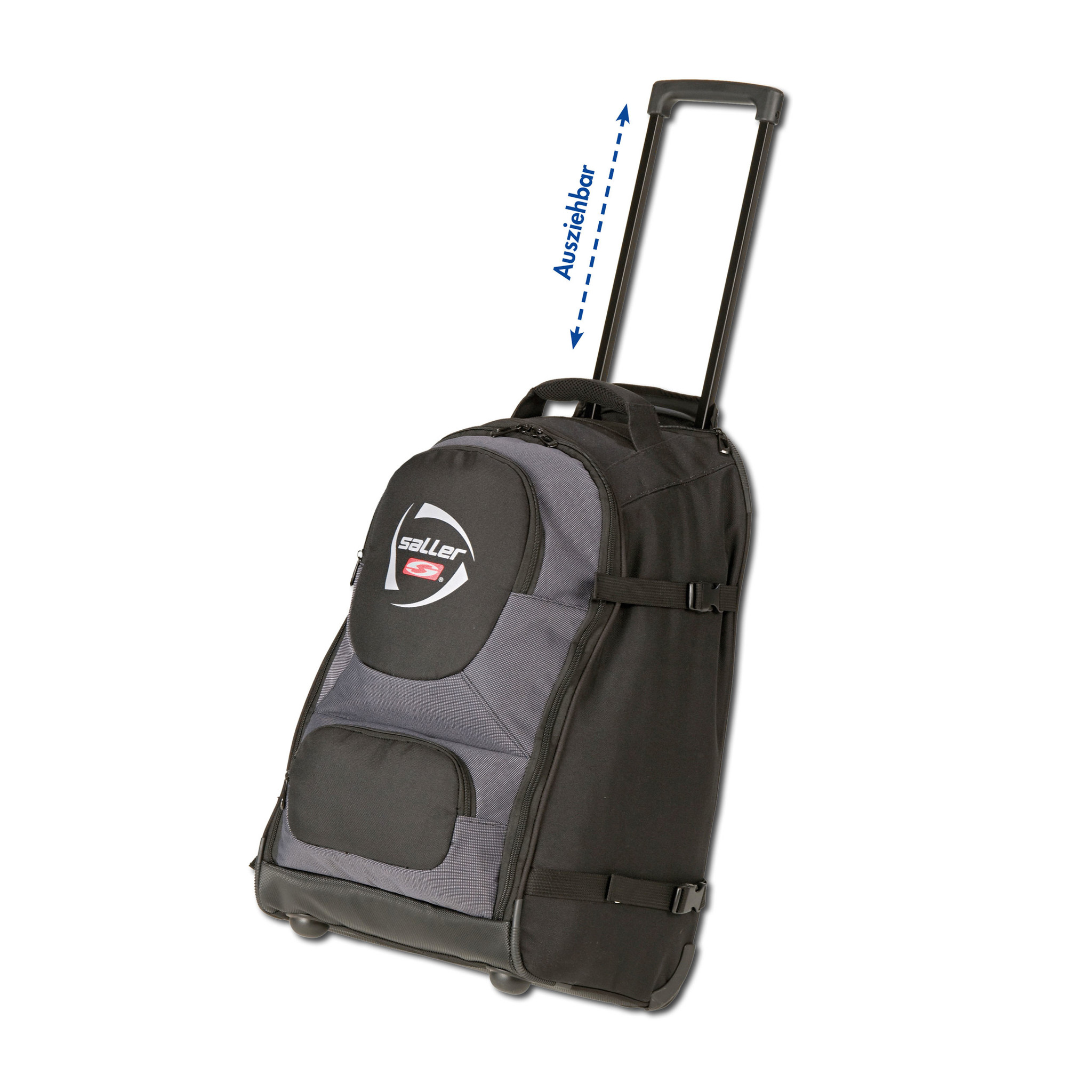 Chariot d'arbitre : sac d'arbitre sur roulettes.